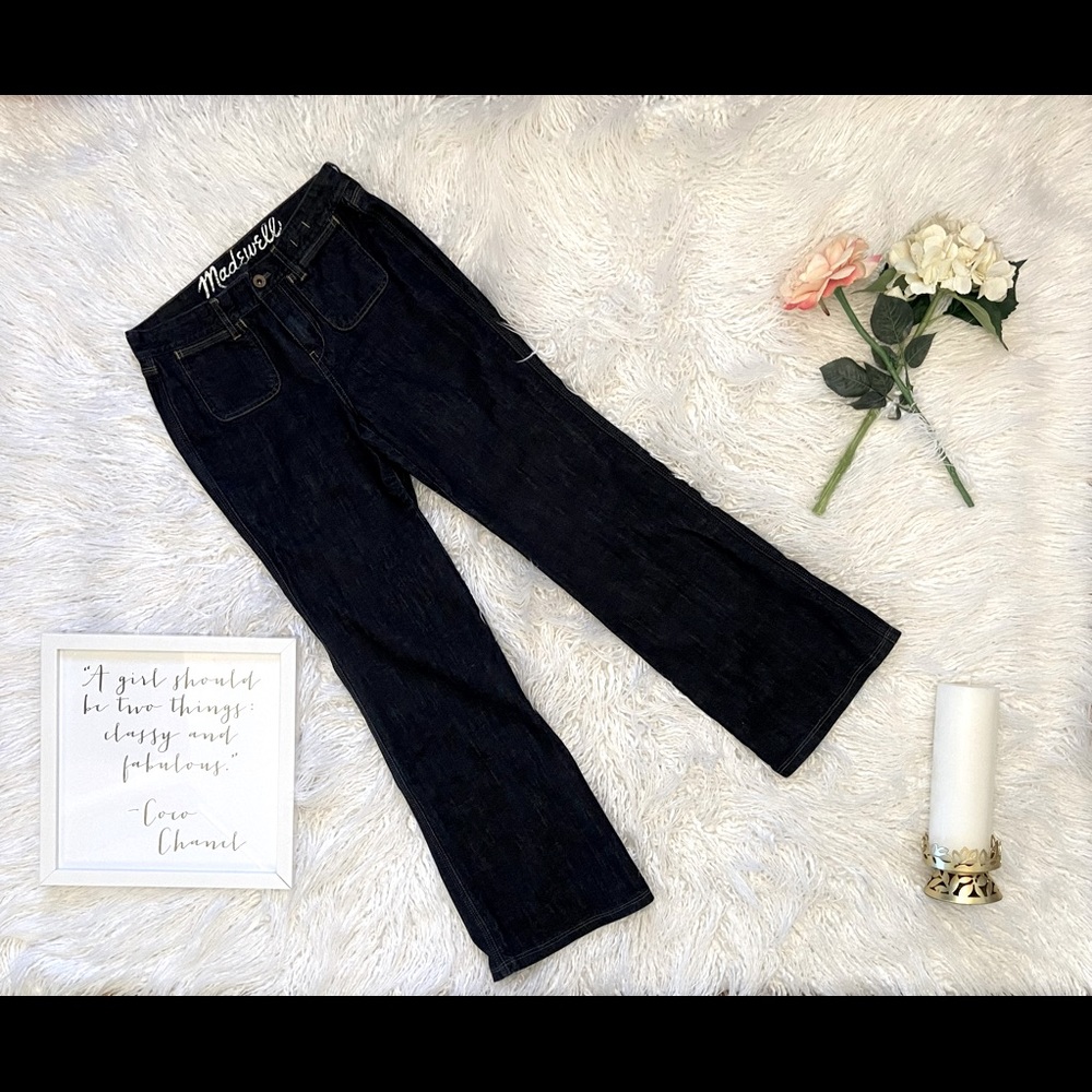Madewell Flare Leg Jeans- Dark Wash